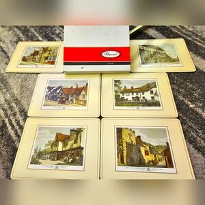 pimpernel deluxe Placemat "English Inns" 6 piece set